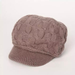 Peaked Knit Hat