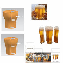 Load image into Gallery viewer, 4 in 1 Beer Glass
