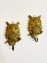 Load image into Gallery viewer, Owl Wall Hooks (pair)
